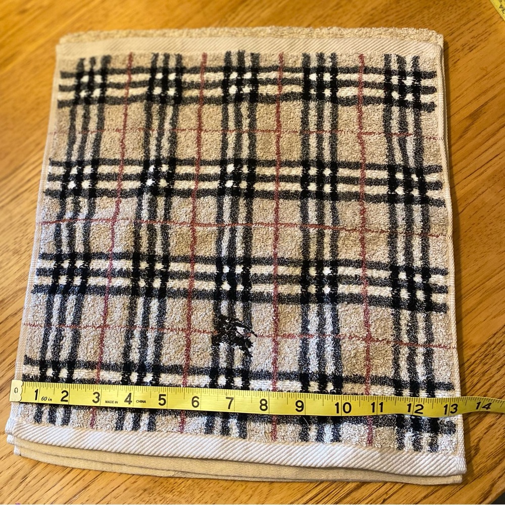 NEW🔥 BURBERRY NOVA CHECK 🐎 Cotton Hand Towel SET🎁💯% Cotton/Camel🔥NWT🎁 - Picture 15 of 16